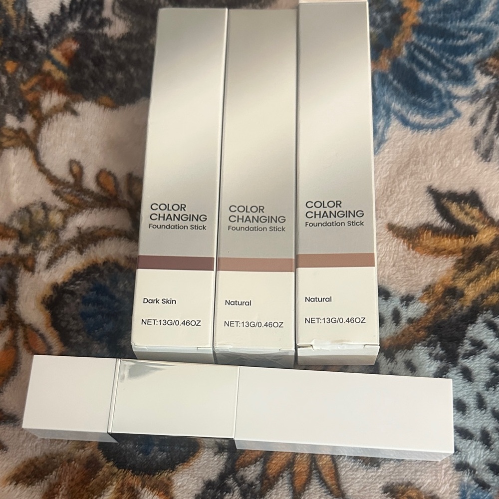 Color Changing Foundation Stick Set - Dark Skin & Natural
